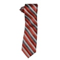 thumbnail image 1 of Van Heusen Men's Sleek Striped Skinny Silk Dress Belt Orange Size Regular, 1 of 3
