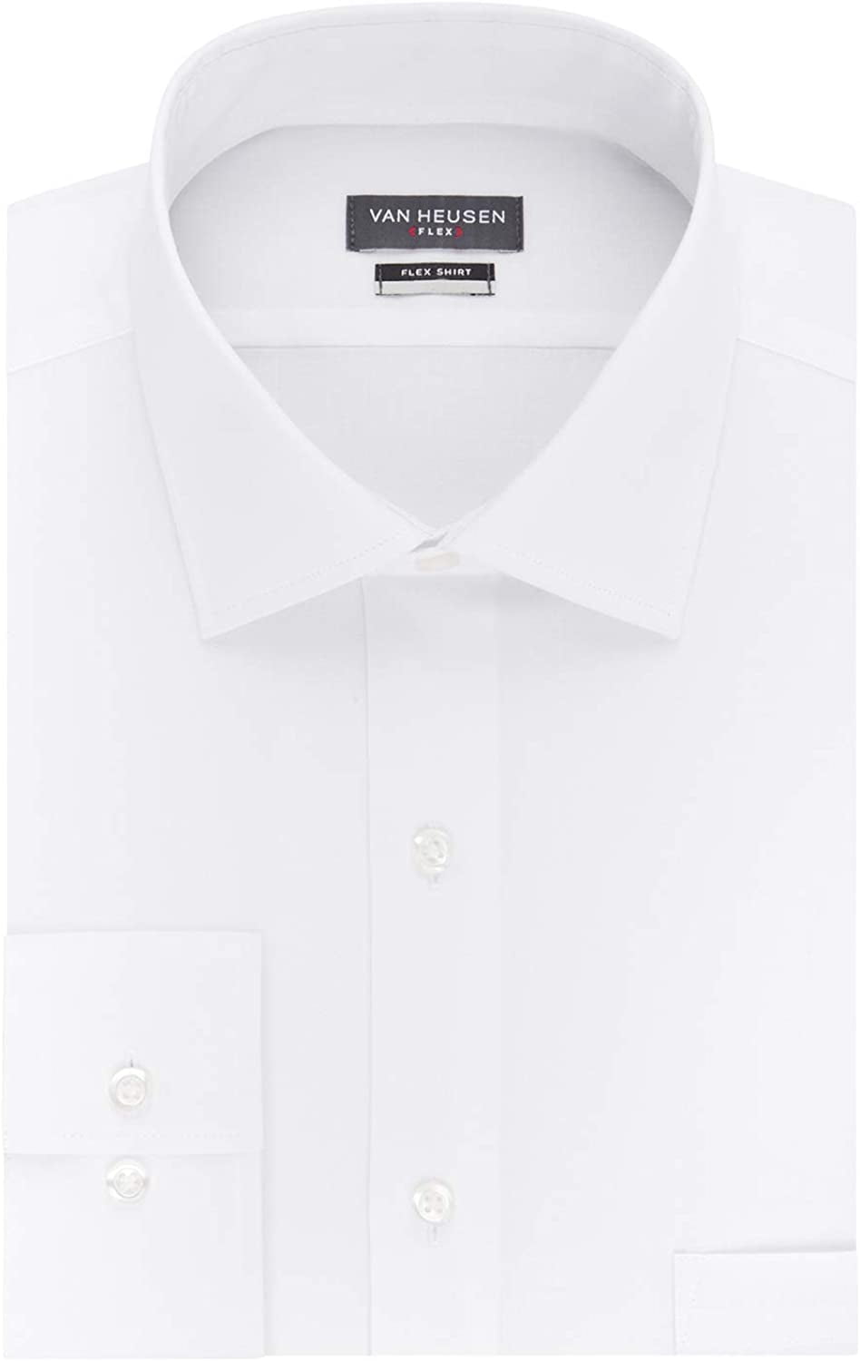 19 36/37 tall dress shirt Lands' End Men's Big and Tall Traditional Fit Solid No Iron Supima Oxford  Dress Shirt - 19 / 36-37