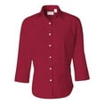 thumbnail image 1 of Van Heusen Women�'s Three-Quarter Sleeve Baby Twill Shirt, 1 of 3