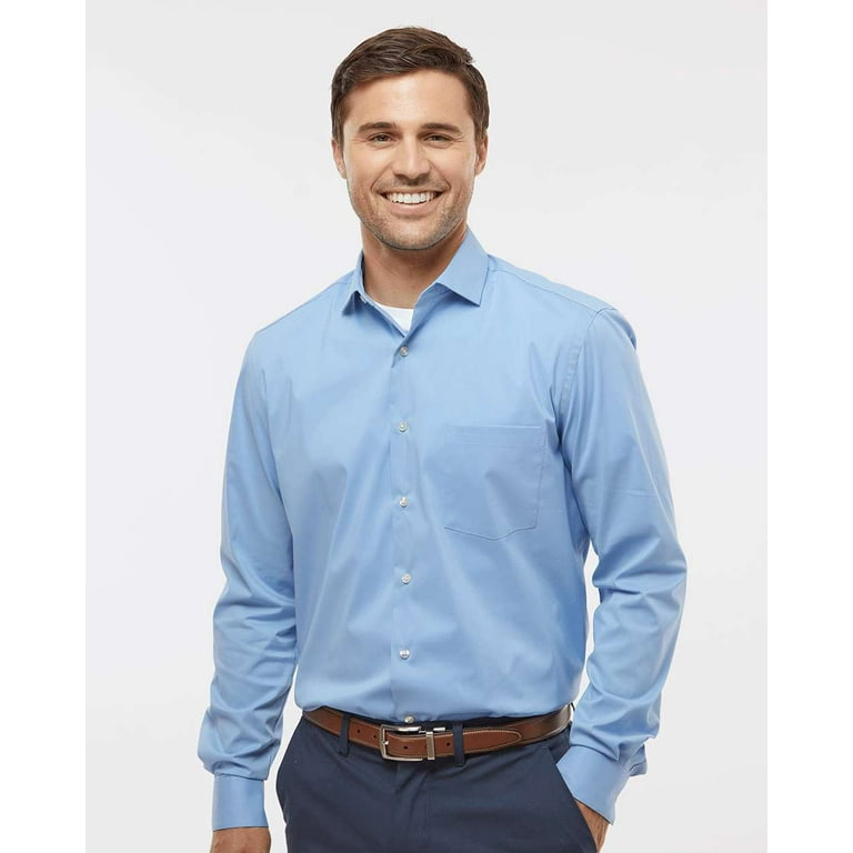 Van Heusen Stainshield Essential Shirt 13V0476 Bel Air Blue