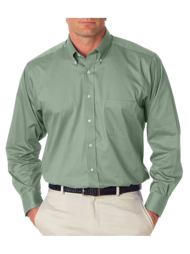 Van Heusen V0521 Mens Relaxed Twill Dress Shirt -Sage-2XL - Walmart.com Van Heusen V0521 Mens Relaxed Twill Dress Shirt -Sage-2XL - Walmart.com