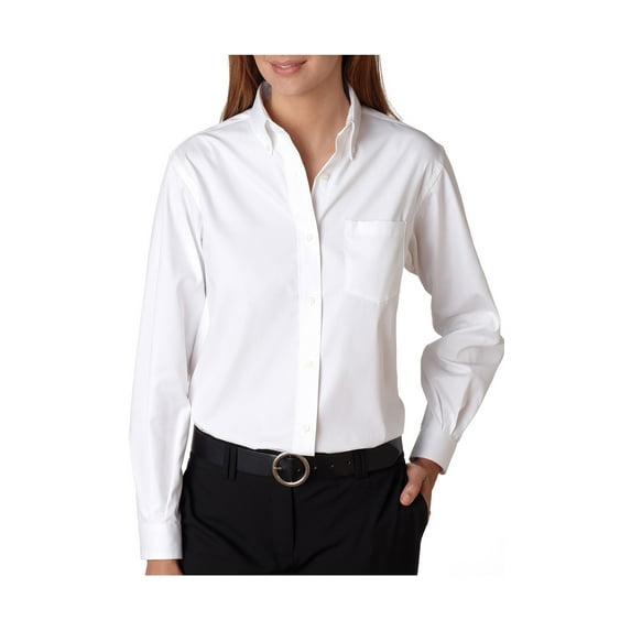 Van Heusen Women’S Pinpoint Oxford Shirt. 13V0110.