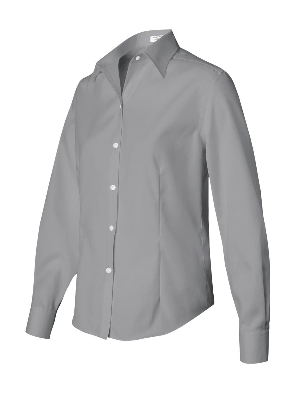 Men's Blended Pinpoint Oxford Shirt - Grey