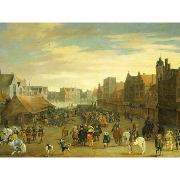 Van Hillegaert Disbanding Of The Waard Gelderland Extra Large XL Wall Art Poster Print