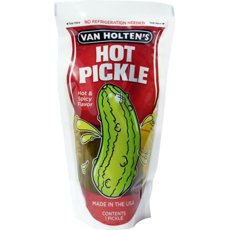Van Holten'S Pickles - Jumbo Hot Pickle-In-A-Pouch 350G Imported