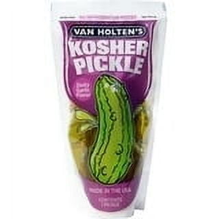 Van Holten's Pickle-In-A-Pouch | Kosher Pickle, Zesty Garlic | 6 Pack