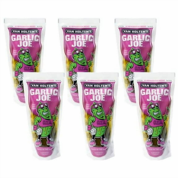 Van Holten's Pickles - Garlic Joe Pickle-In-A-Pouch - 6 Pack
