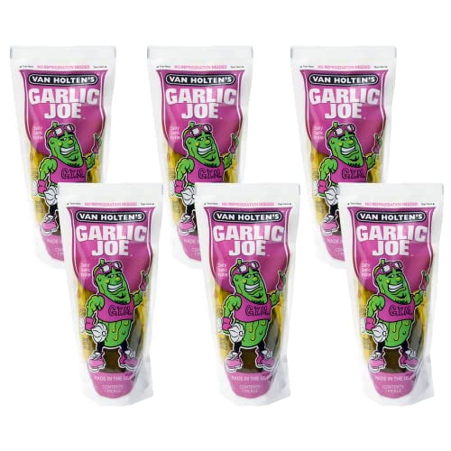Van Holten's Pickles Garlic Joe PickleInAPouch 6 Pack