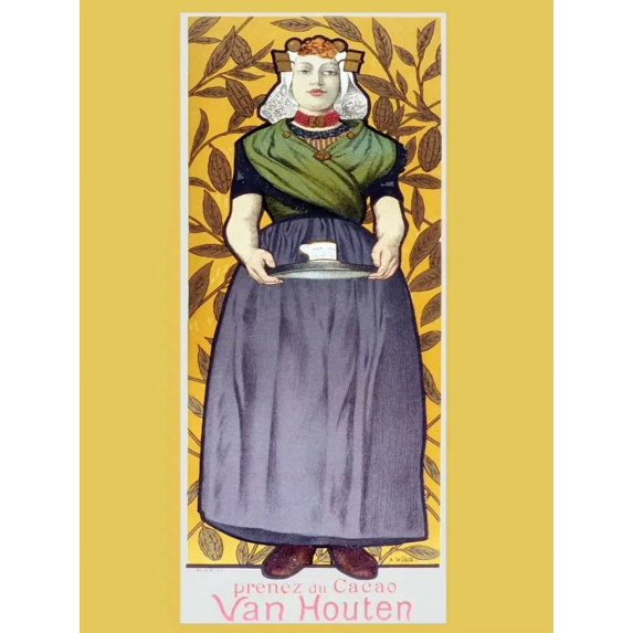 Poster Déco Rosa Sulfurea – Art Mural Graphique, Style Vintage (tirage D’art, Neuf)