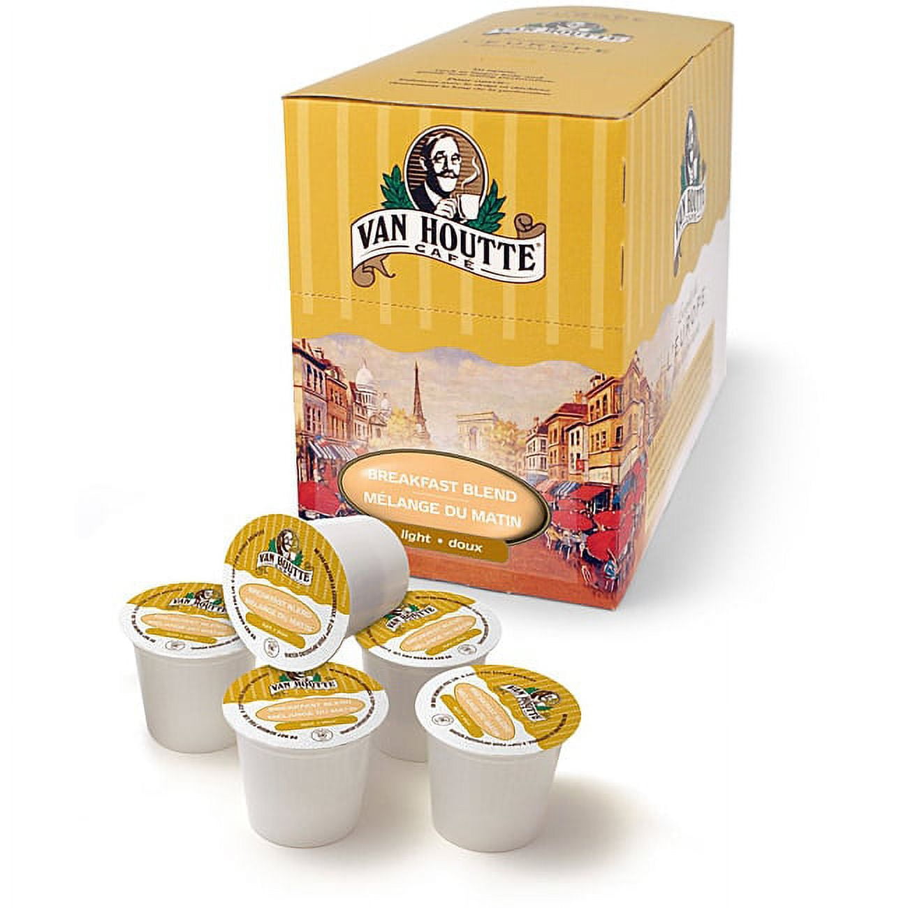 Van Houtte Breakfast Blend Light K-Cups for Keurig Brewers, 24-Count K-Cups