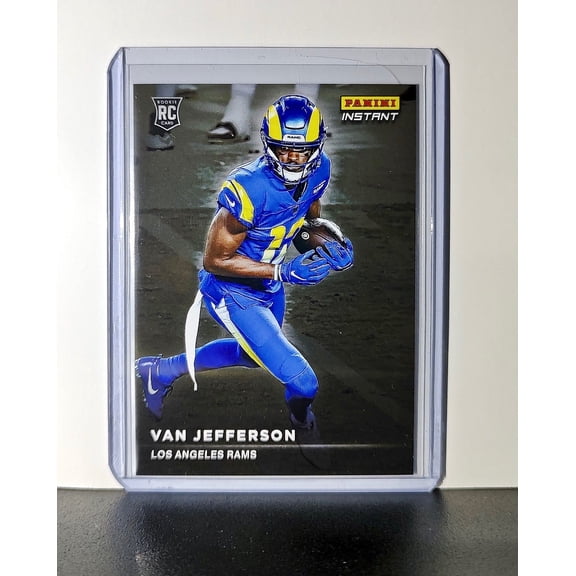 Van Jefferson Rookie 2020 Panini NFL #32 Rookie Spotlight Card Los Angeles Rams