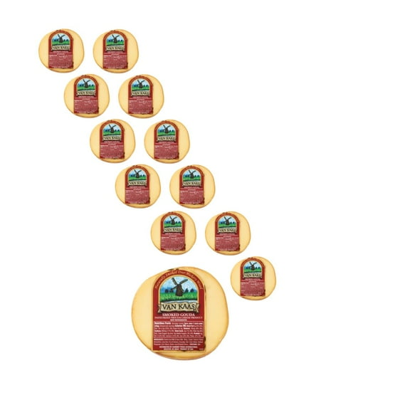 Van Kaas Smoked Gouda, 8OZ, 12 Pack