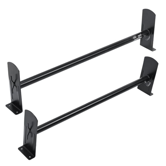 Van Ladder Rack 2 Bars - 500 LBS Alloy Steel Roof Racks - Adjustable 35.8-52.4" - Chevy Express, GMC Savana Compatible - Drilling Mount