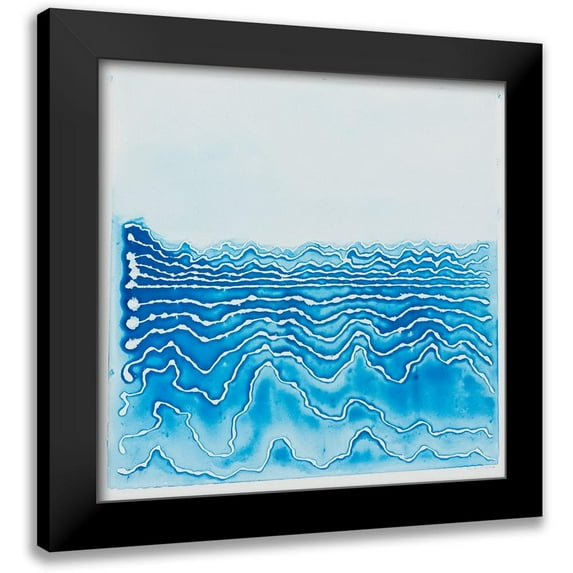 Van, Laura 15x15 Black Modern Framed Museum Art Print Titled - The River