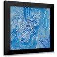 thumbnail image 1 of Van, Laura 20x20 Black Modern Framed Museum Art Print Titled - Ice Flow, 1 of 5