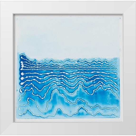 Van, Laura 20x20 White Modern Wood Framed Museum Art Print Titled - The River