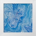 thumbnail image 1 of Van, Laura 26x26 White Modern Wood Framed Museum Art Print Titled - Ice Flow, 1 of 4