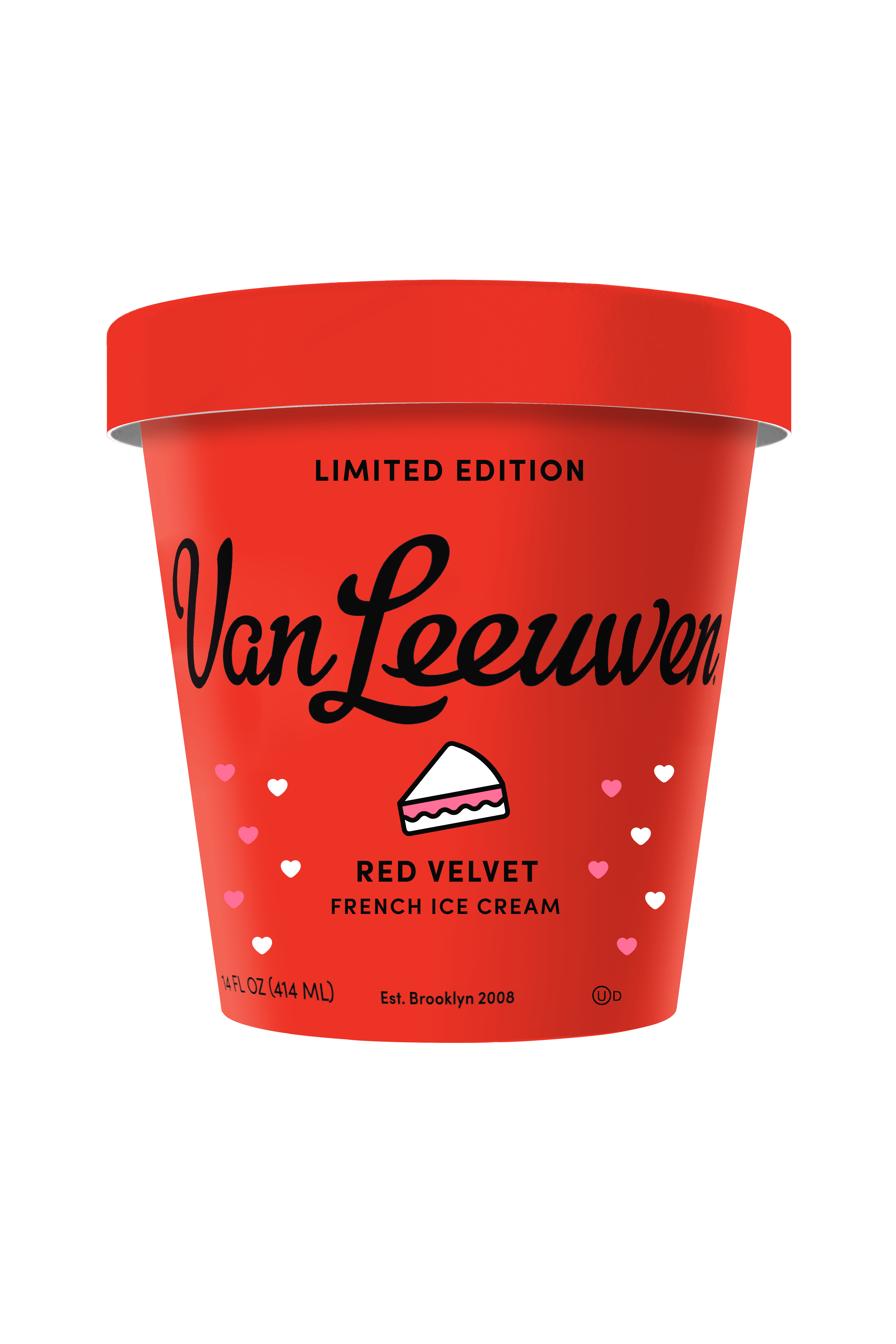 Van Leeuwen Limited Edition French Artisan Ice Cream Red Velvet, 14 oz