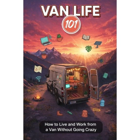 Van Life 101: How to Live and Work from a Van Without Going Crazy, (Paperback)