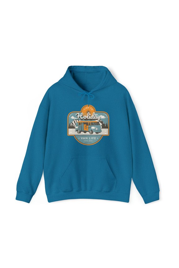 Van Life Estd 2023 Unisex Heavy Blend™ Hooded Sweatshirt