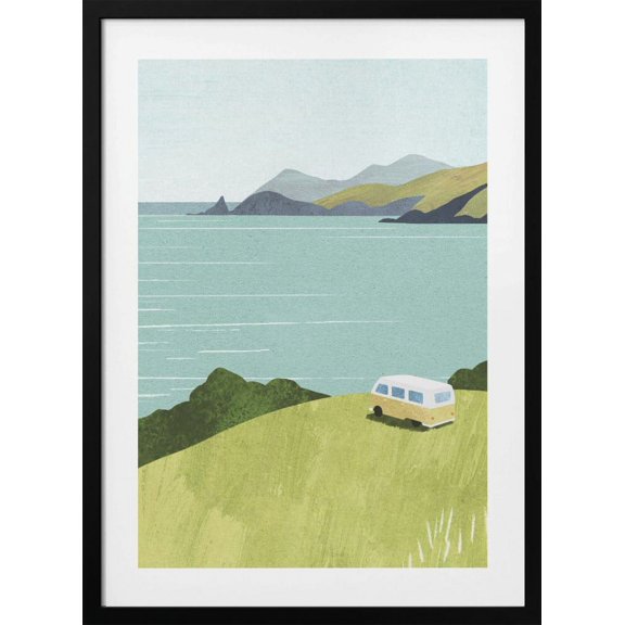 Van Life Framed Art Modern Wall Decor