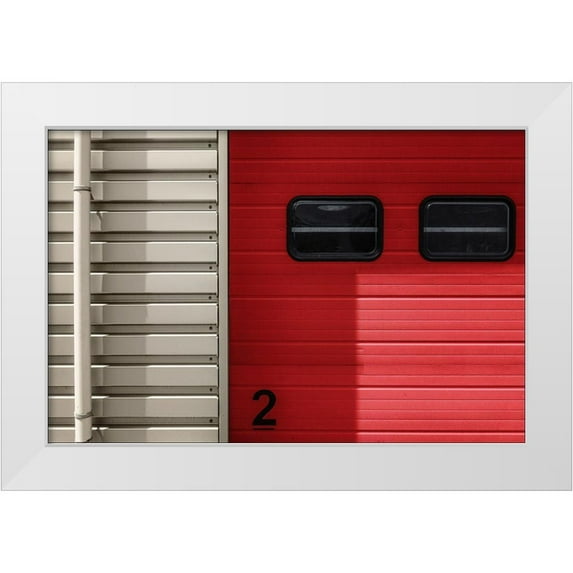 Van Maastricht, Henk 32x22 White Modern Wood Framed Museum Art Print Titled - Number 2