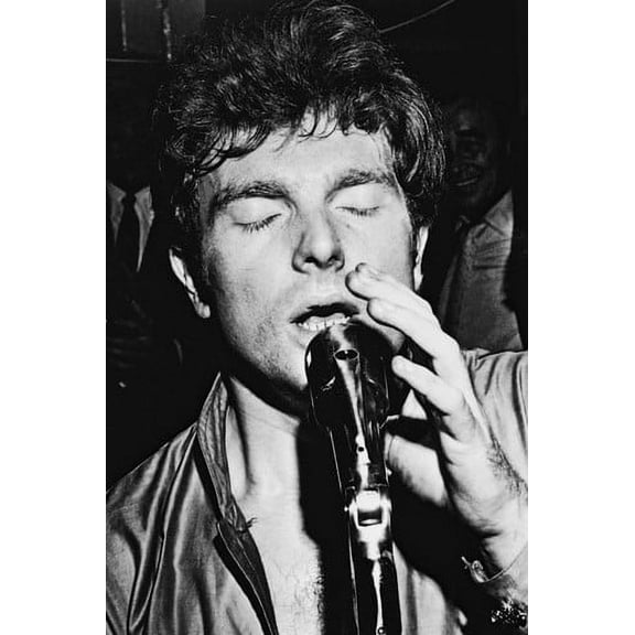 Van Morrison Cool Classic In Concert Performing Circa 1970 24x36 Poster