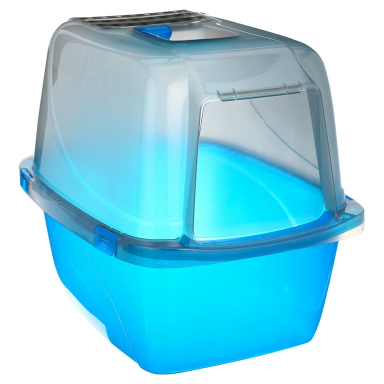 Van Ness Translucent Enclosed Cat Litter Pan Van Ness Translucent Enclosed Cat Litter Pan