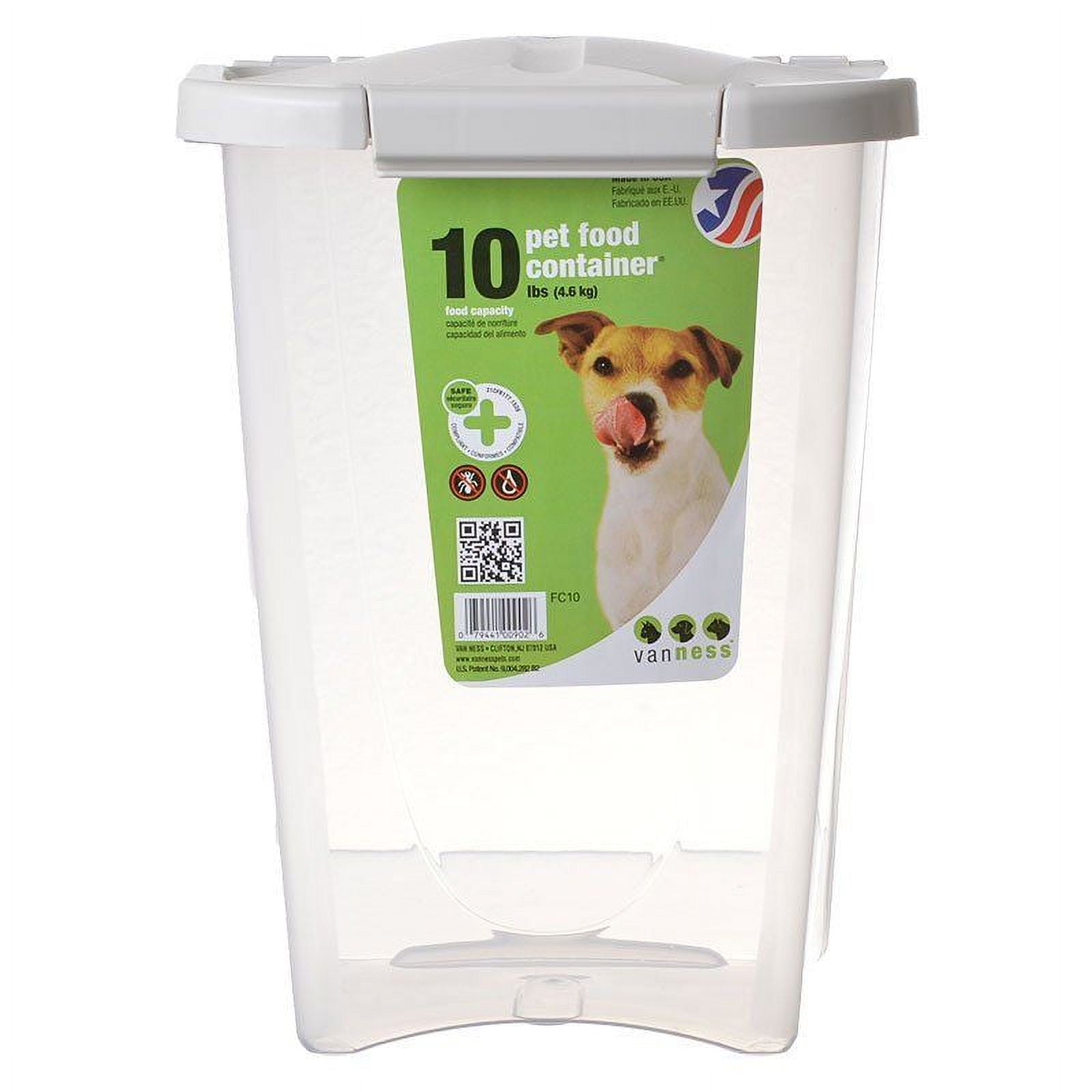 GreenJoy 2 Pack 2lb/2.5L Pet Food Storage Container with Measuring