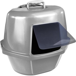 Van Ness Large Corner Enclosed Litter Box, Odor Control