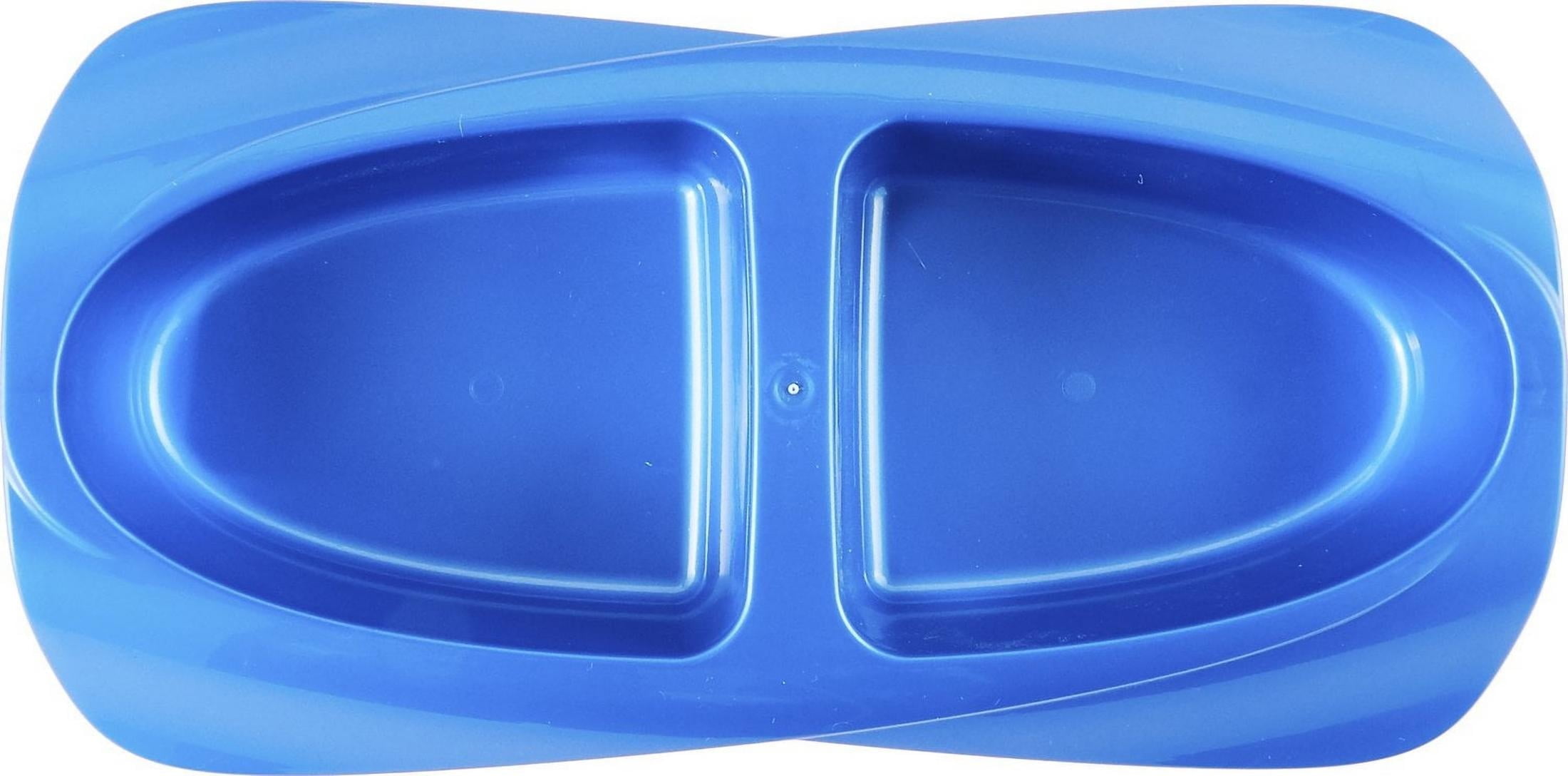 Van Ness Plastics Lightweight Double Dish Assorted Colors, SM