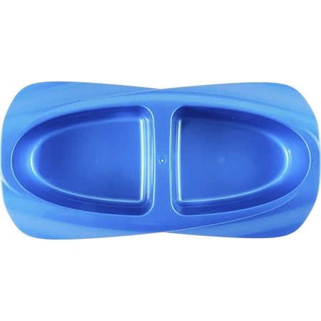 Van Ness Plastics Lightweight Double Dish Assorted Colors, SM