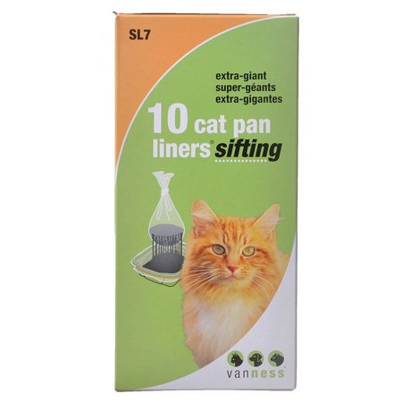Van Ness PureNess Sifting Cat Pan Liners Extra Giant (SL7) - 10/PK (3 Packages)