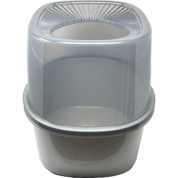 Van Ness CP200 Trackless Top Entry Cat Litter Pan, White - Large