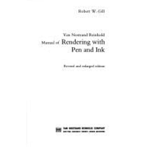 Pre-Owned Van Nostrand Reinhold Manual of Rendering (Paperback) 0442228244 9780442228248