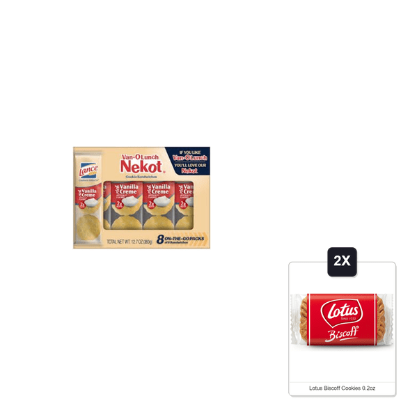 Van-O-Lunch Nekot & 2x Lotus Biscoff Cookies 0.2oz