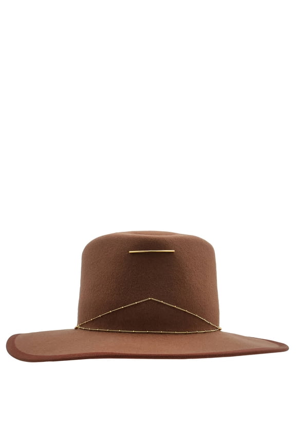 Anna Wool Felt Hat, Size Medium