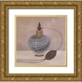 thumbnail image 1 of Van Roey, Dominique 12x12 Gold Ornate Wood Framed with Double Matting Museum Art Print Titled - PRETTY PERFUME, 1 of 4