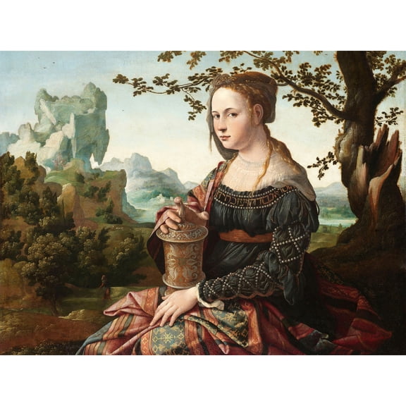 Van Scorel Mary Magdalene Jar Extra Large XL Wall Art Poster Print