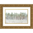 thumbnail image 1 of Van Son, Greetje 24x16 Gold Ornate Wood Framed with Double Matting Museum Art Print Titled - Snow World, 1 of 4