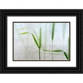 thumbnail image 1 of Van Son, Greetje 32x23 Black Ornate Wood Framed with Double Matting Museum Art Print Titled - Wavy Green, 1 of 4