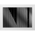 thumbnail image 1 of Van Son, Greetje 32x23 White Modern Wood Framed Museum Art Print Titled - Verticals With A Twist, 1 of 4