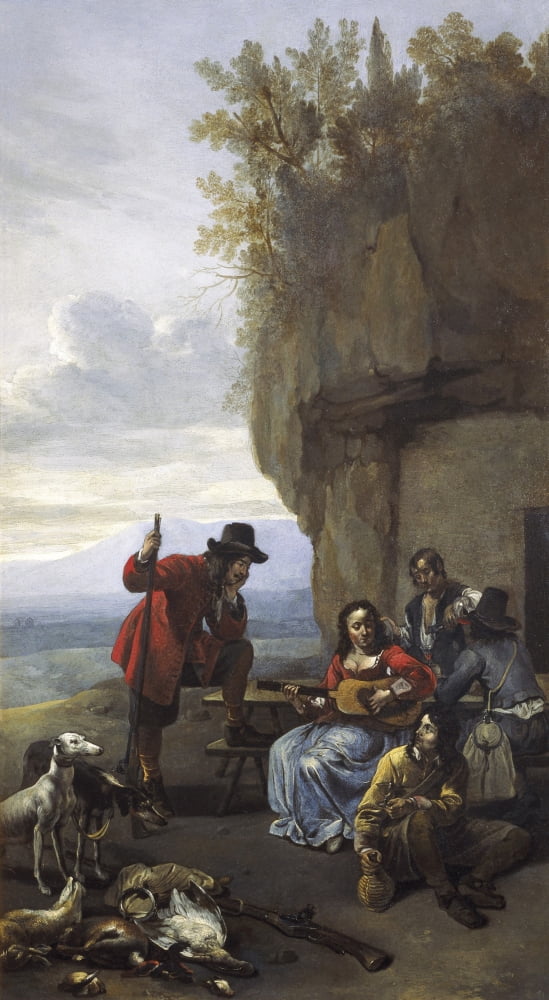 Van Staverdenjacob (17Th C Canvas Art -  (24 x 36)