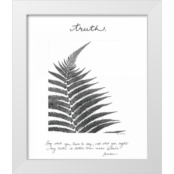 Van Swearingen, Debra 12x14 White Modern Wood Framed Museum Art Print Titled - Truth