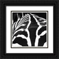 thumbnail image 1 of Van Swearingen, Debra 20x20 Black Ornate Wood Framed with Double Matting Museum Art Print Titled - Zebra V, 1 of 4