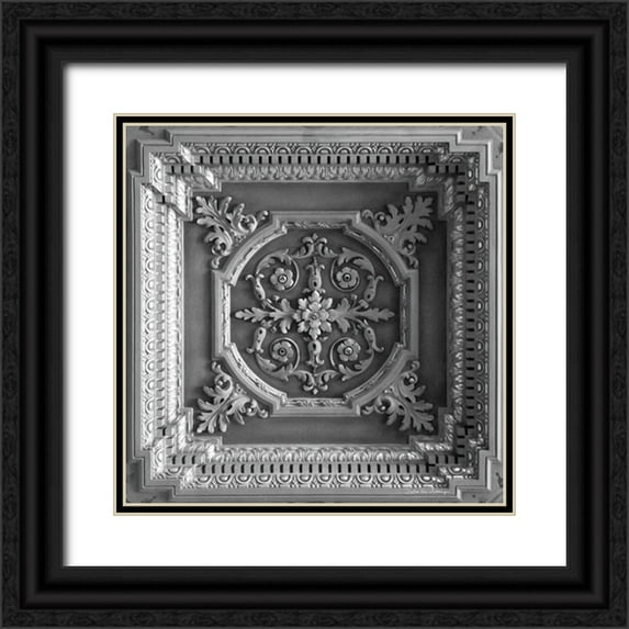 Van Swearingen, Debra 26x26 Black Ornate Wood Framed with Double Matting Museum Art Print Titled - Architectural Design I