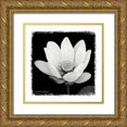 thumbnail image 1 of Van Swearingen, Debra 26x26 Gold Ornate Wood Framed with Double Matting Museum Art Print Titled - Lotus Flower I, 1 of 4