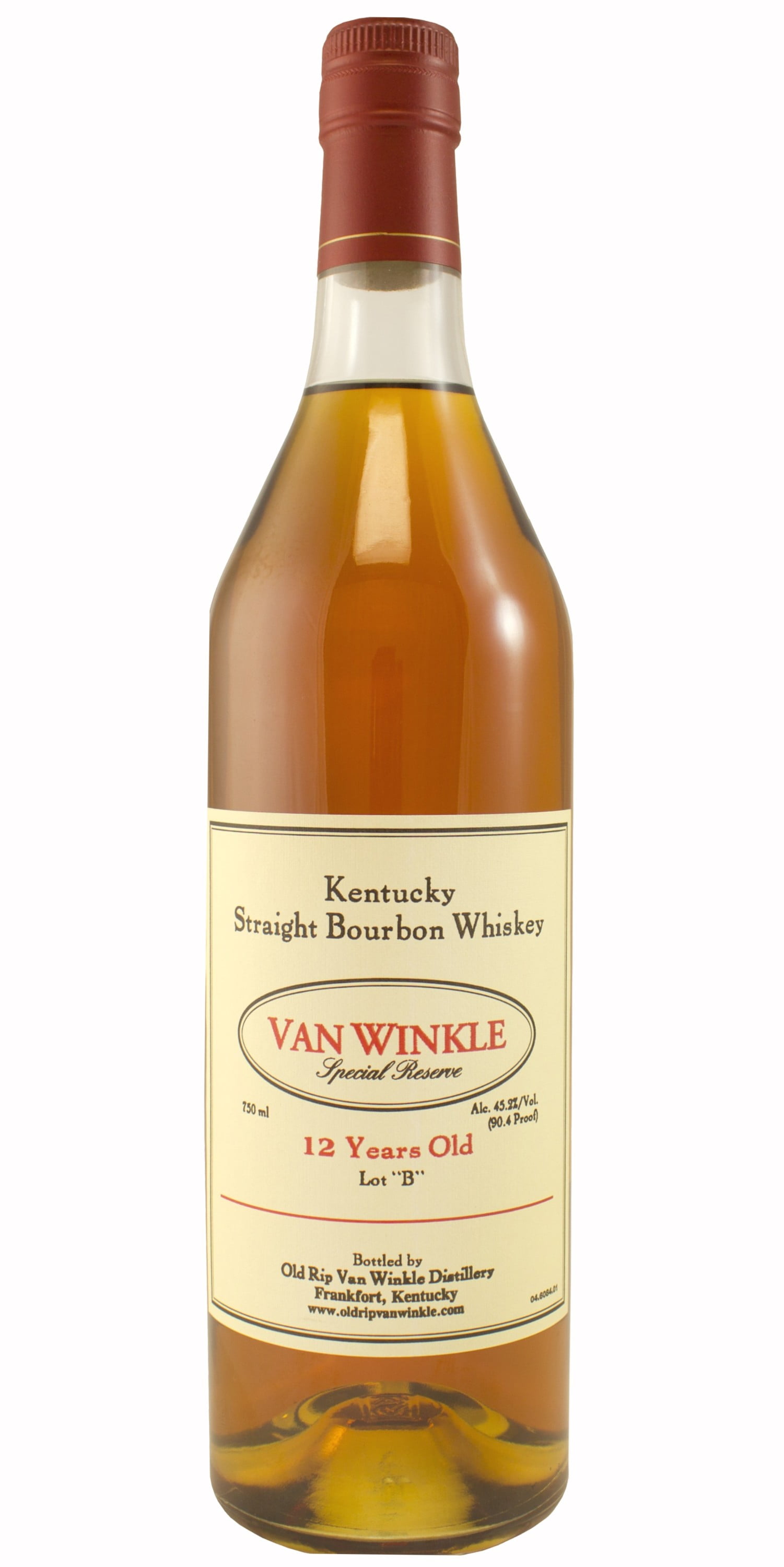 Van Winkle Special Reserve Aged 12 Years Lot B Kentucky Straight ...