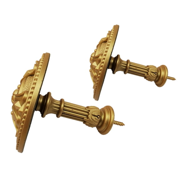 Van Wyck Decorative Medallion Holdback Set of 2 Gold