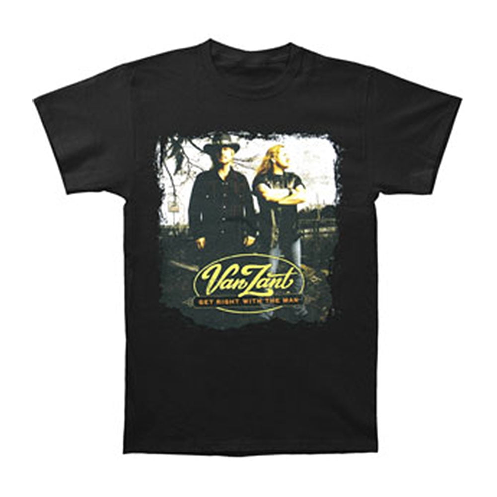 Van Zant Men's Album Cover Tour Tshirt Large Black